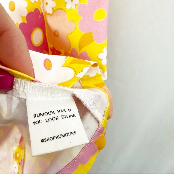 Rumours Isn’t She Lovely Floral Halter Mini Dress - Picture 11 of 13